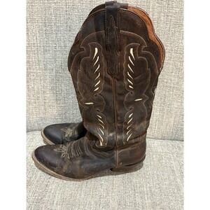 Women's Dan Post Tillie Western‎ Boots Dark Brown Size 7.5